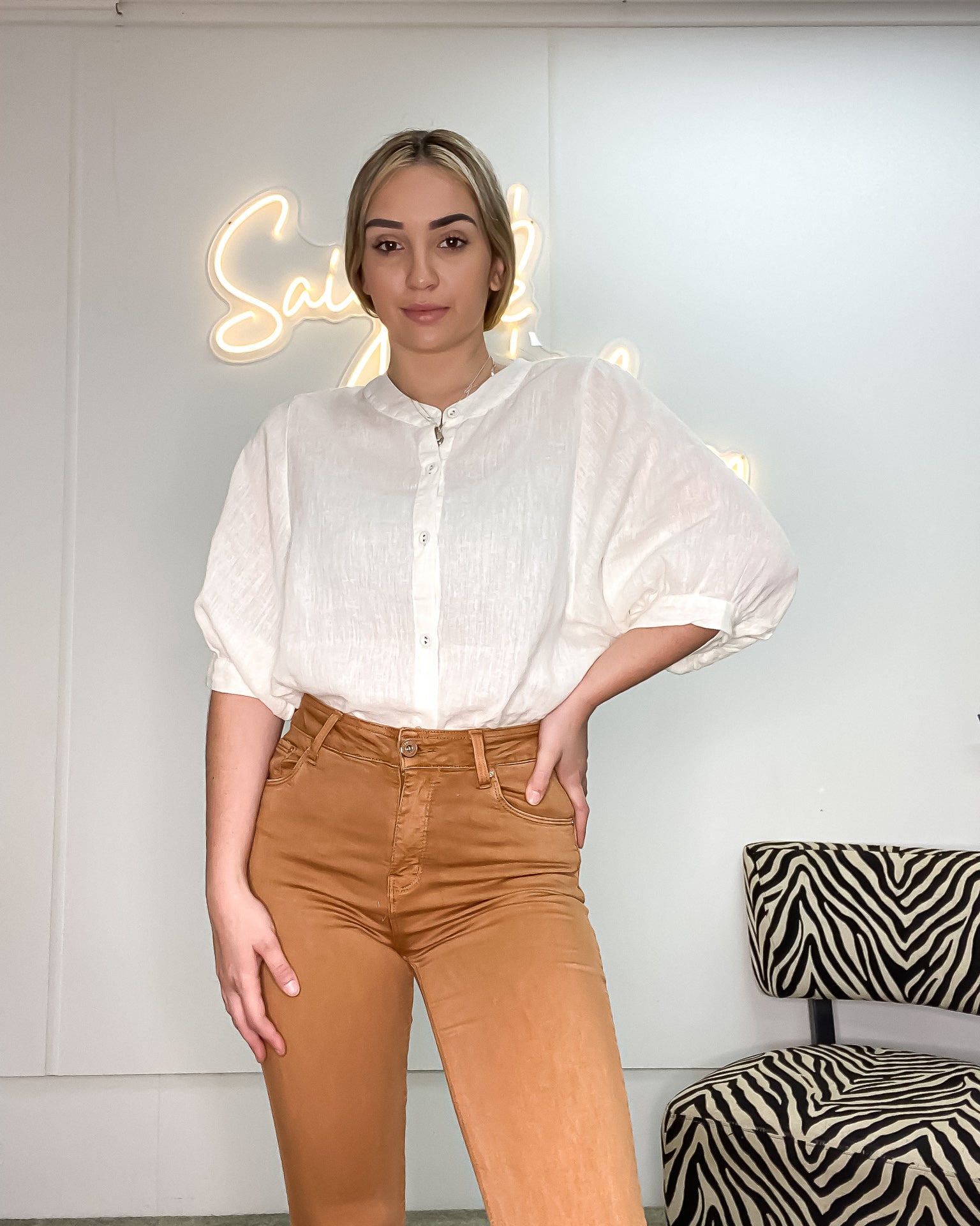 Anna High Rise Jean - Saige & Sohl