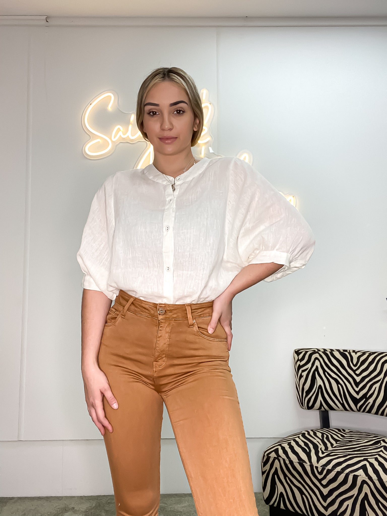 Anna High Rise Jean - Saige & Sohl