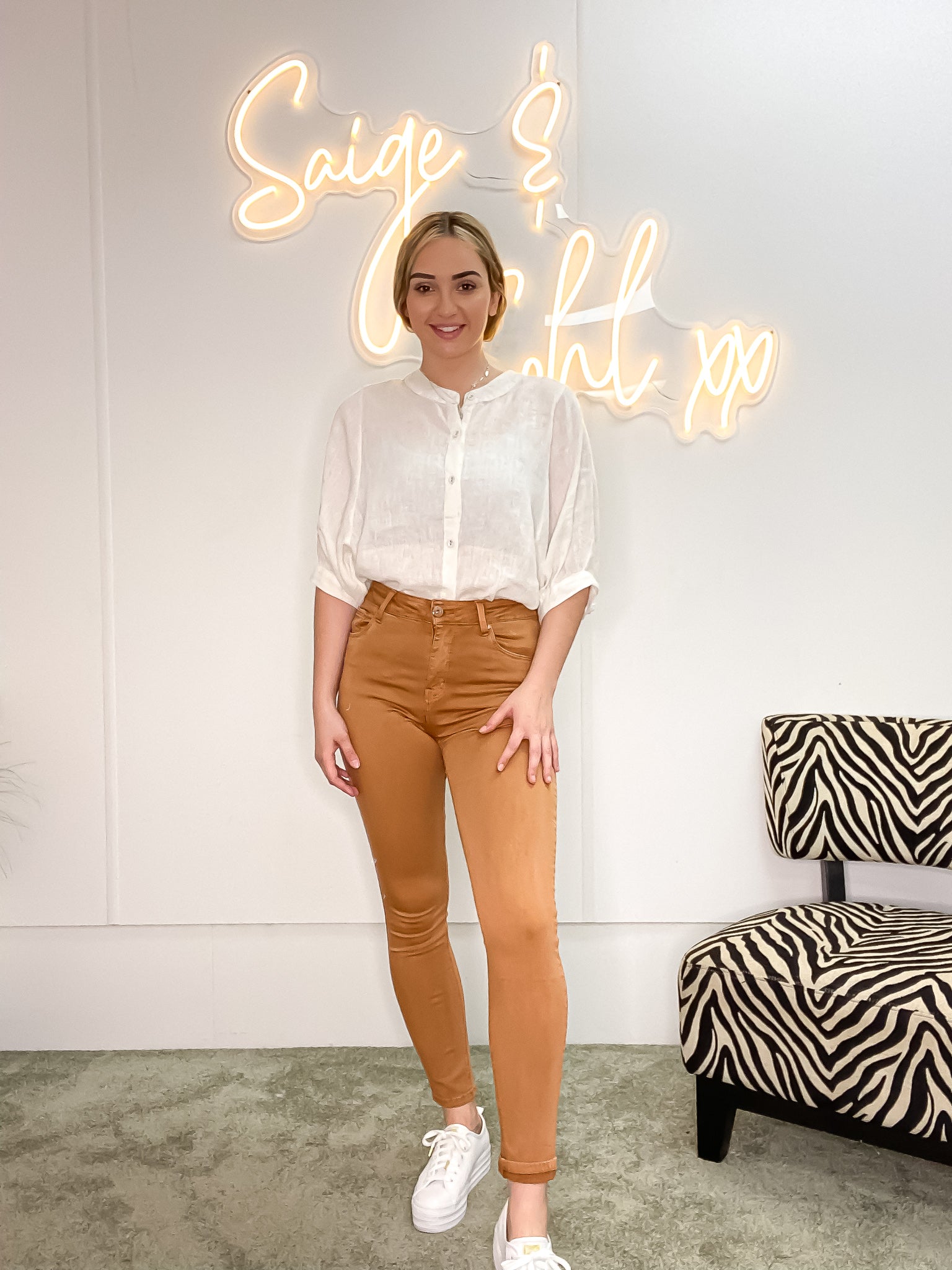 Anna High Rise Jean - Saige & Sohl