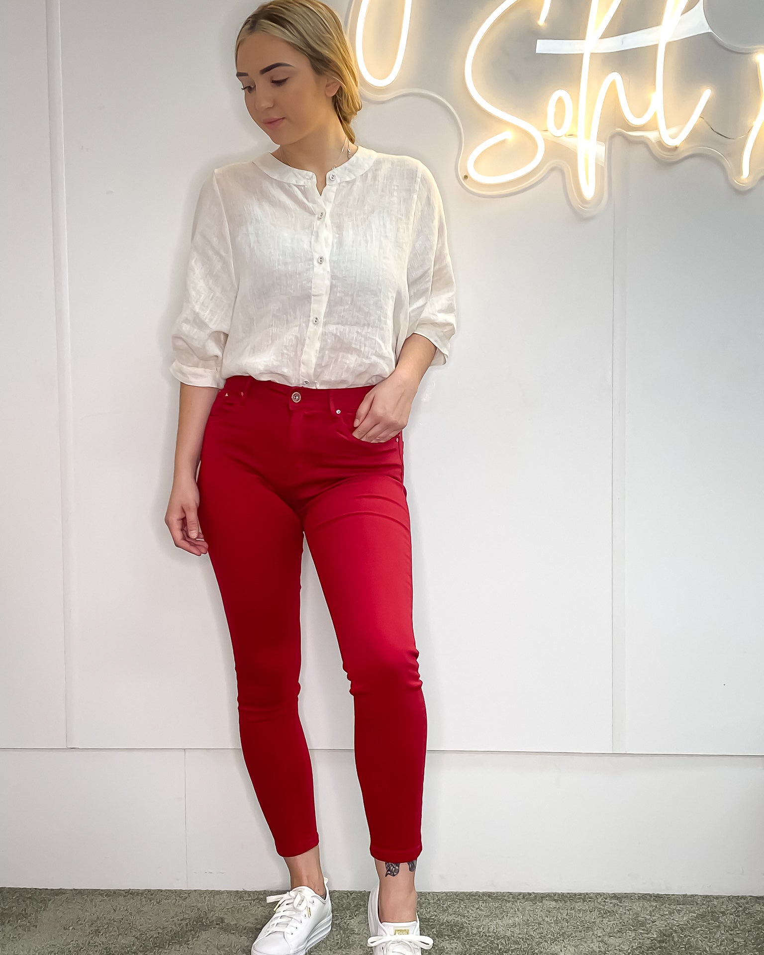 Anna High Rise Jean - Saige & Sohl