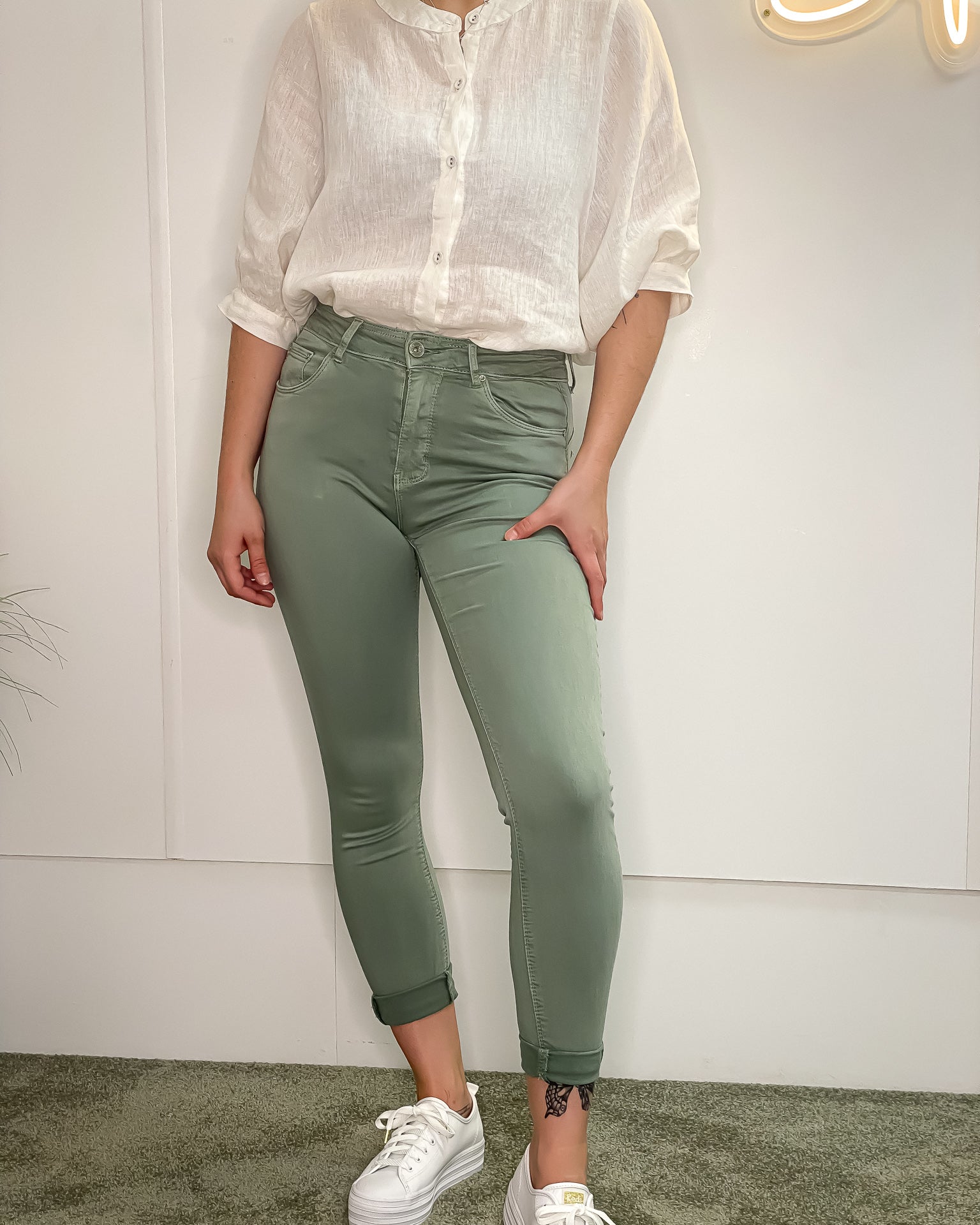 Anna High Rise Jean - Saige & Sohl