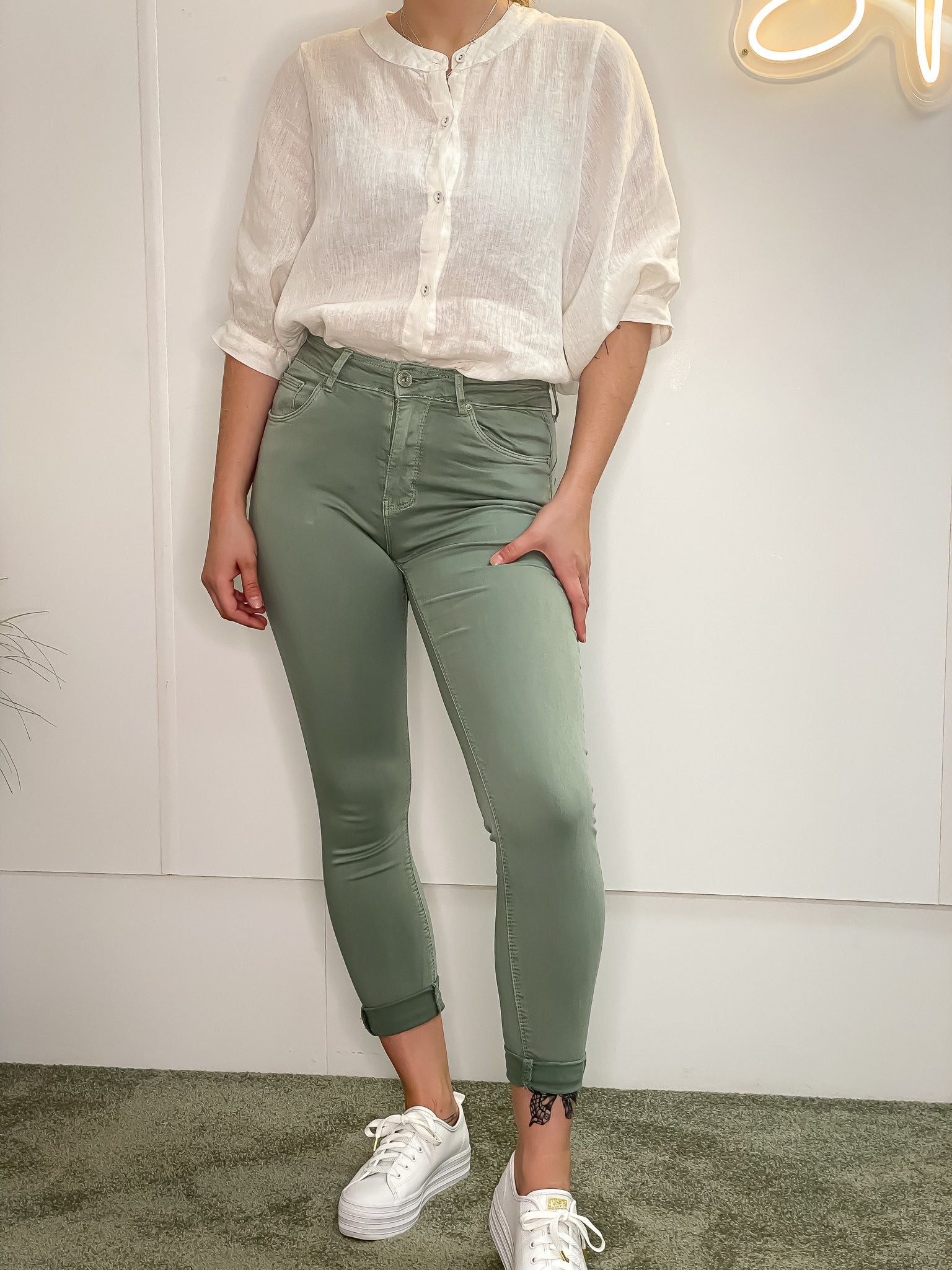 Anna High Rise Jean - Saige & Sohl