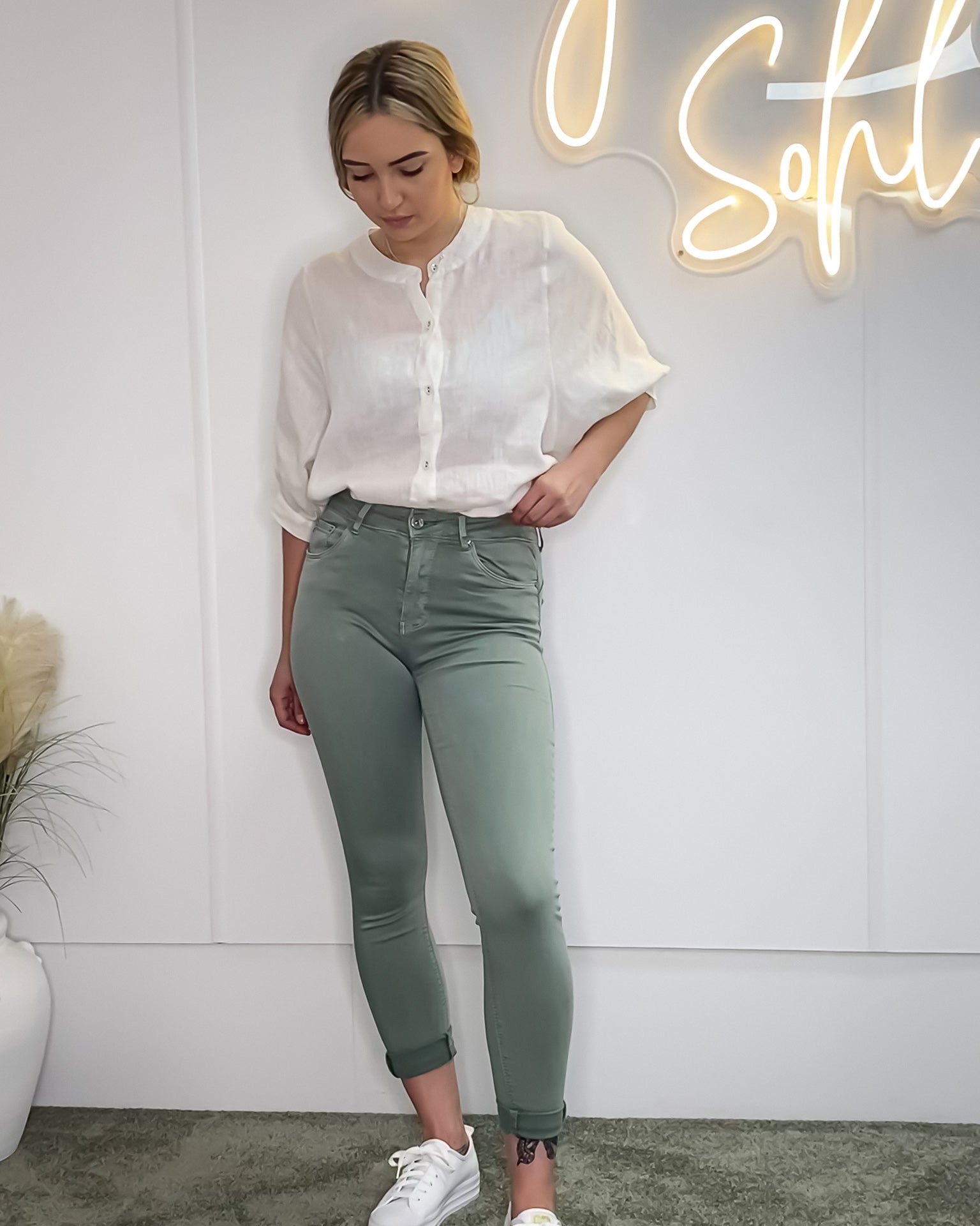 Anna High Rise Jean - Saige & Sohl