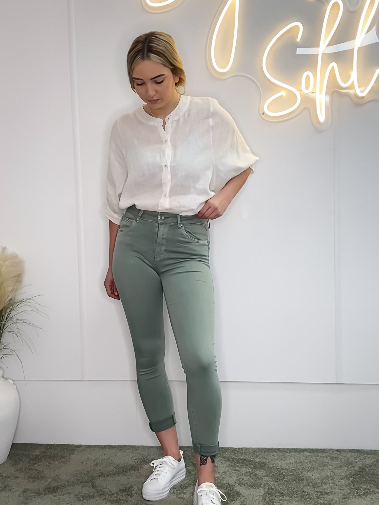 Anna High Rise Jean - Saige & Sohl