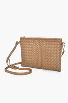 Mixed Plait Zip Pouch with Chain Handle - Saige & Sohl