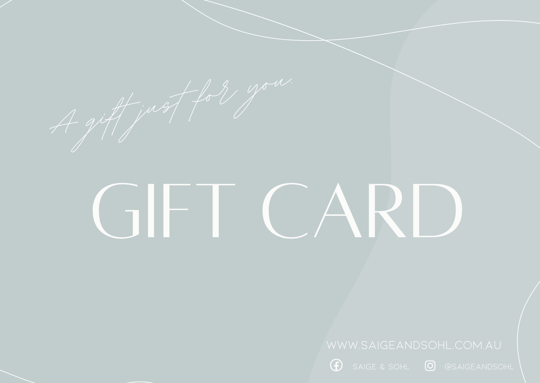 Gift Card - Saige & Sohl 